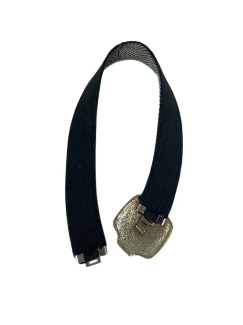 Vintage Bobby & Elaine Silver Stretchy Belt 28